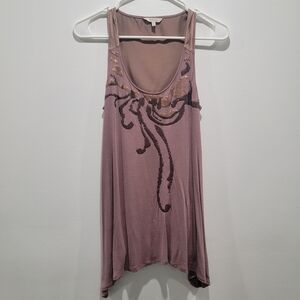 RW&CO. Dusty Rose Sleeveless Blouse